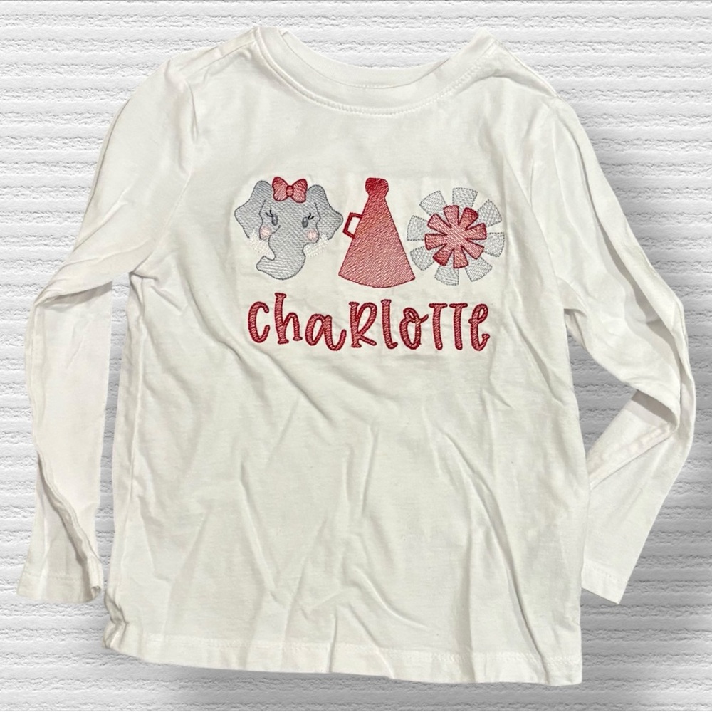 Charlotte Embroidered Alabama Tee